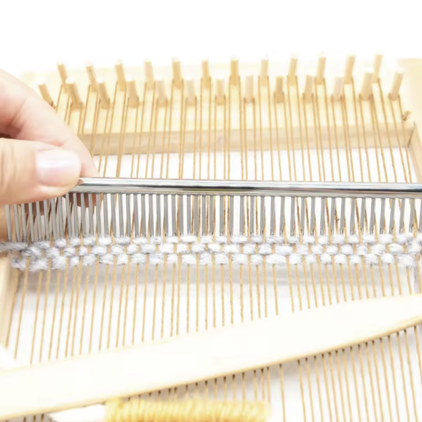 Stainless Steel Macrame Weaving Comb | 16cm x 3cm