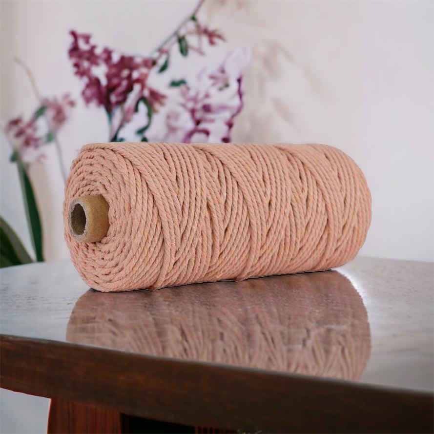DREAM BUNDLE #11 | 4mm 3ply Macrame Cord | 5 ROLLS | 100% Cotton - Cottonknotsxx