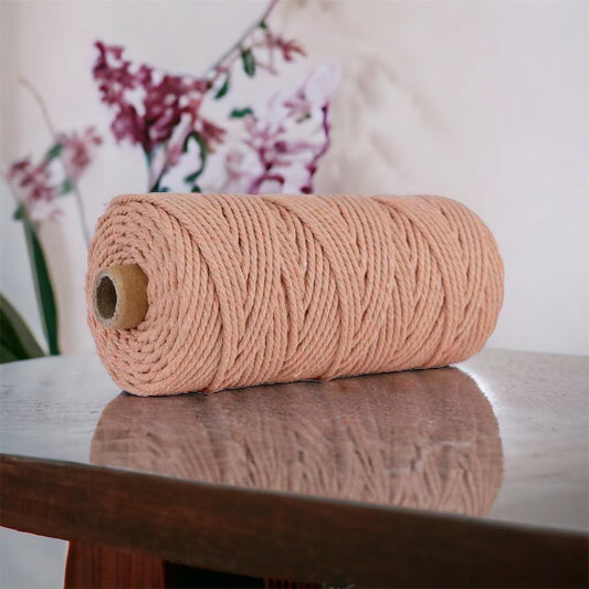 DREAM BUNDLE #11 | 4mm 3ply Macrame Cord | 5 ROLLS | 100% Cotton - Cottonknotsxx