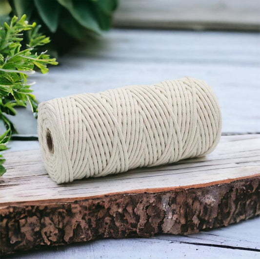 DREAM BUNDLE #12 | 4mm Braided Macrame Cord | 6 ROLLS | 100% Cotton - Cottonknotsxx