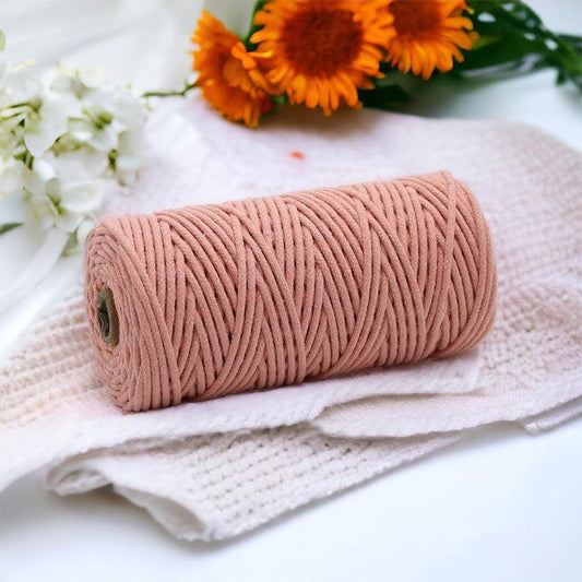 DREAM BUNDLE #12 | 4mm Braided Macrame Cord | 6 ROLLS | 100% Cotton - Cottonknotsxx