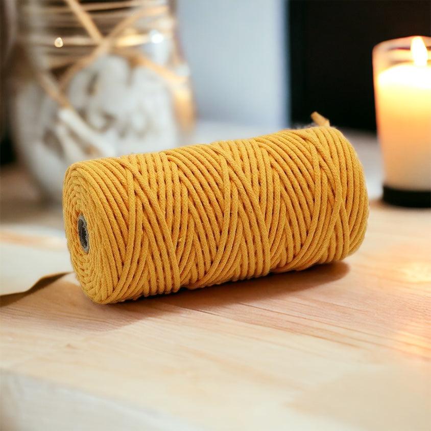 DREAM BUNDLE #13 | 4mm Braided Macrame Cord | 6 ROLLS | 100% Cotton - Cottonknotsxx