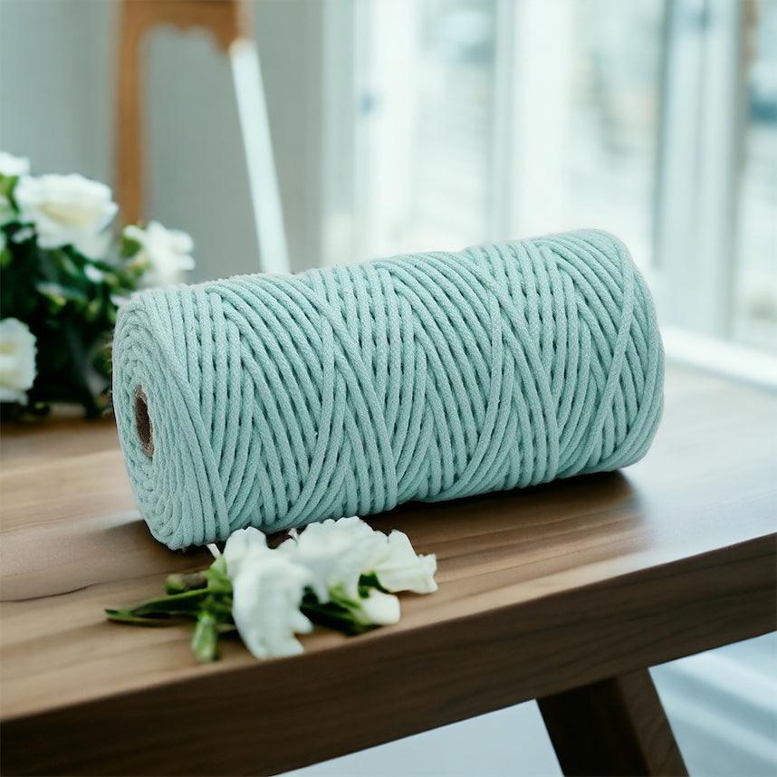 DREAM BUNDLE #13 | 4mm Braided Macrame Cord | 6 ROLLS | 100% Cotton - Cottonknotsxx