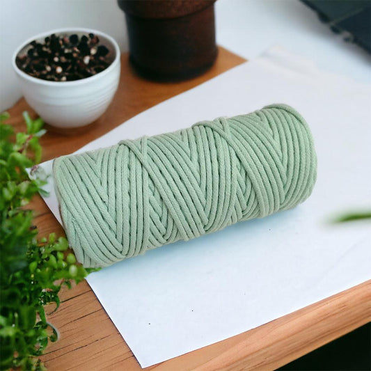 DREAM BUNDLE #14 | 4mm Braided Macrame Cord | 4 ROLLS | 100% Cotton - Cottonknotsxx