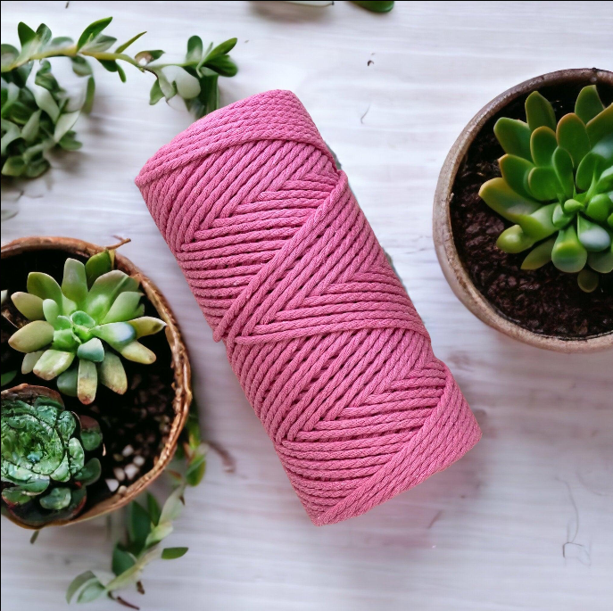 DREAM BUNDLE #2 | 3mm 3ply Macrame Cord | 7 ROLLS | 100% Cotton - Cottonknotsxx