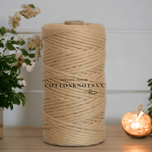 DREAM BUNDLE #27 | 3mm Luxe Premium Macrame String | 4 ROLLS | 100% Cotton - Cottonknotsxx