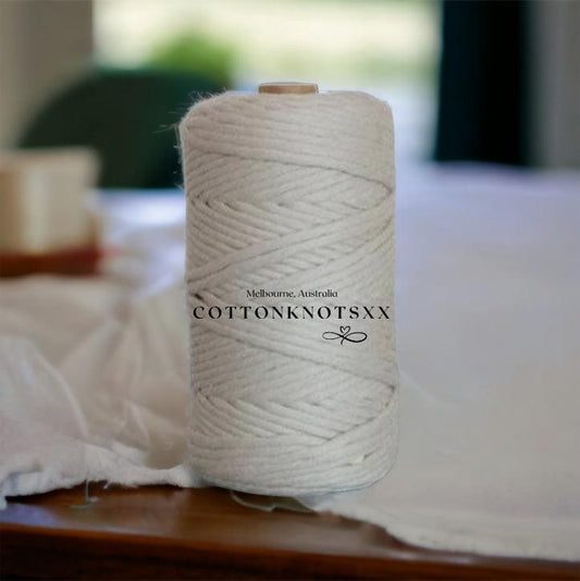 DREAM BUNDLE #31 | 4mm 1ply Luxe Macrame String | 7 ROLLS | 100% Cotton - Cottonknotsxx
