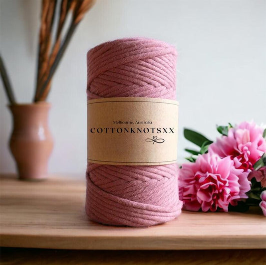 DREAM BUNDLE #31 | 4mm 1ply Luxe Macrame String | 7 ROLLS | 100% Cotton - Cottonknotsxx
