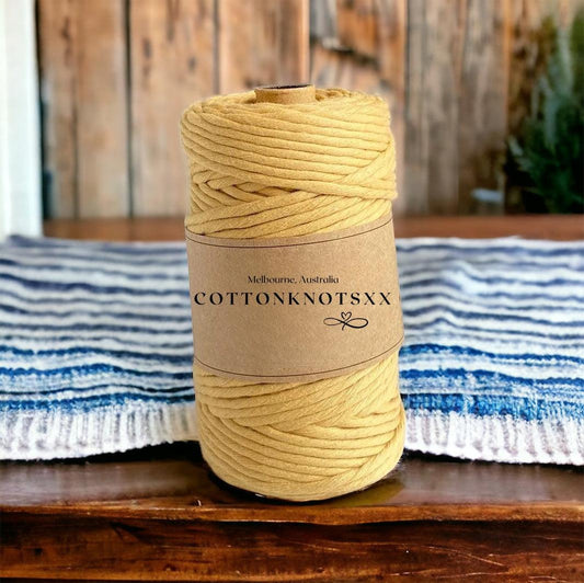 DREAM BUNDLE #32 | 4mm 1ply Luxe Macrame String | 7 ROLLS | 100% Cotton - Cottonknotsxx