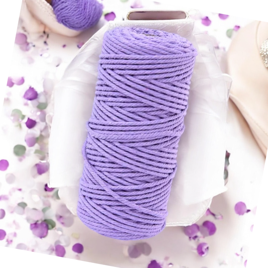 DREAM BUNDLE #6 | 4mm 3ply Macrame Cord | 5 ROLLS | 100% Cotton - Cottonknotsxx