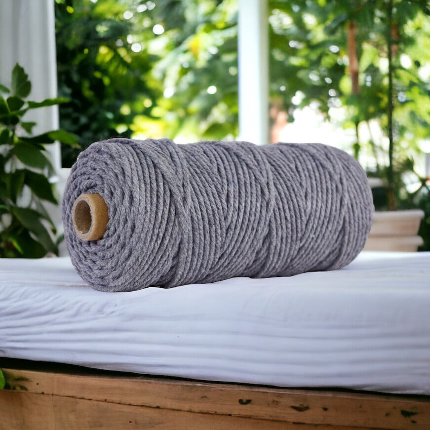 DREAM BUNDLE #8 | 4mm 3ply Macrame Cord | 5 ROLLS | 100% Cotton - Cottonknotsxx