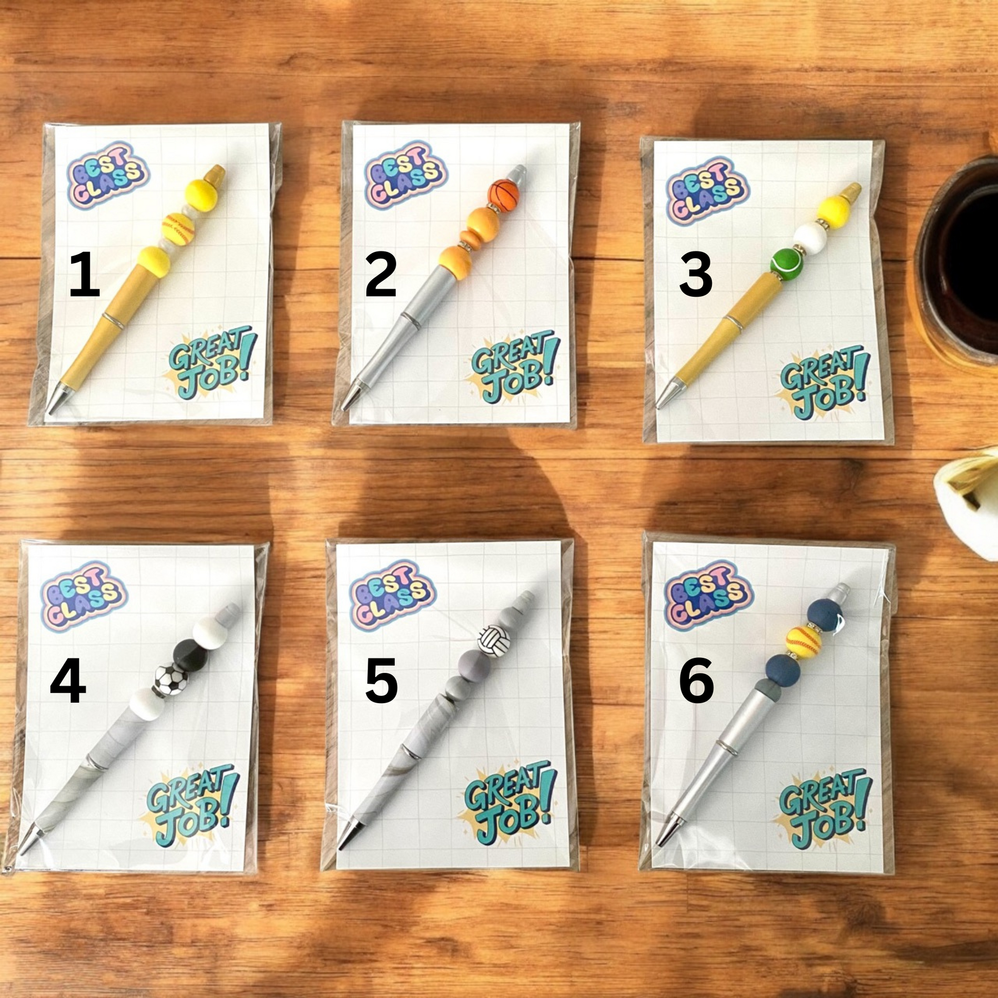 Everyday All-Star β Sports Pen & Best Class Card - Cottonknotsxx