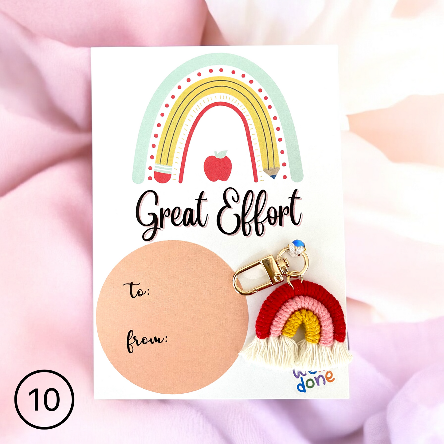 “Great Effort” Rainbow Gift Card - Cottonknotsxx