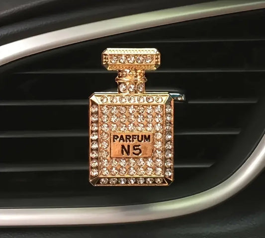 Luxury on the Dash โ Gold Perfume Car Diffuser - Cottonknotsxx