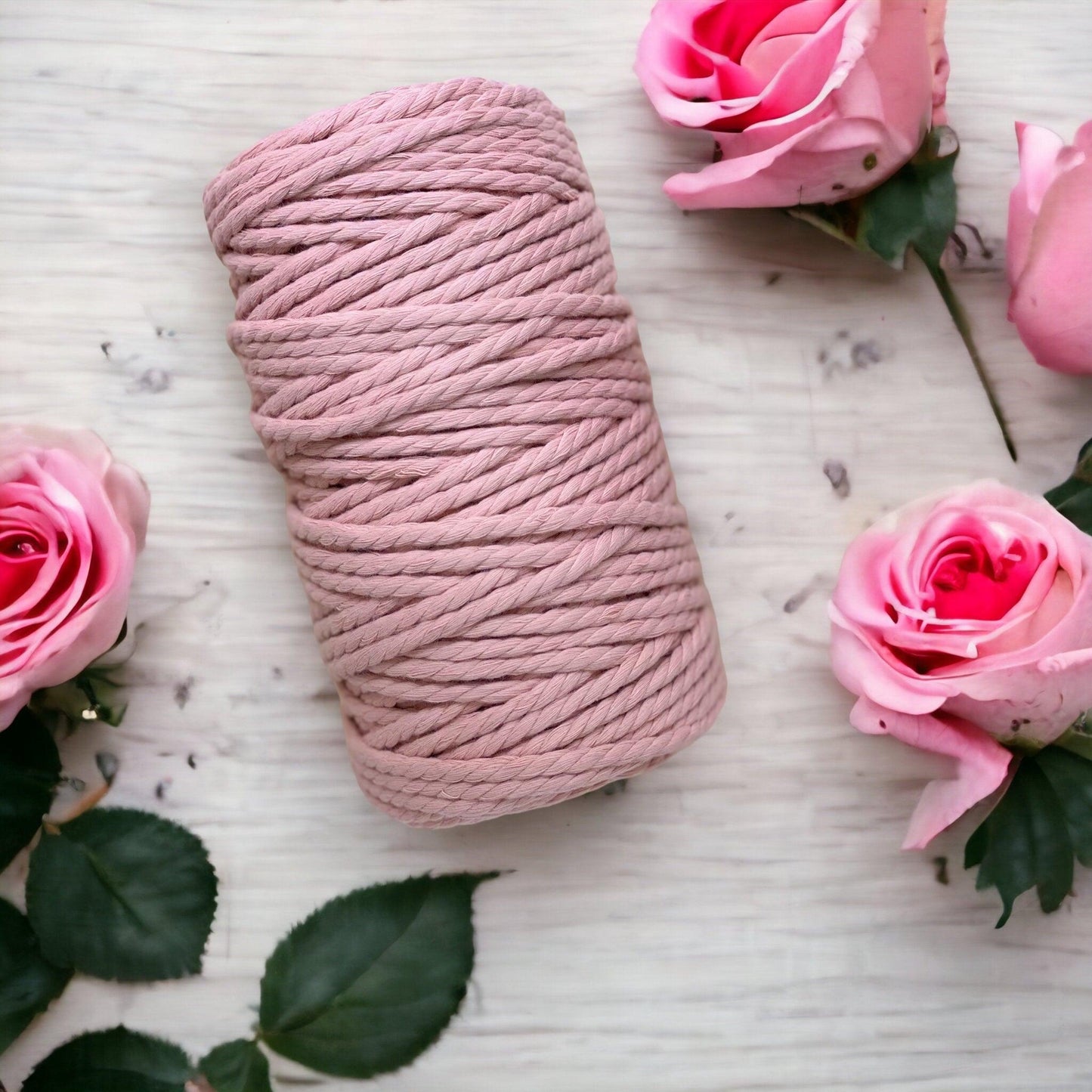 5MM 3Ply Cord | FLESH | 100% Recycled Cotton - Cottonknotsxx