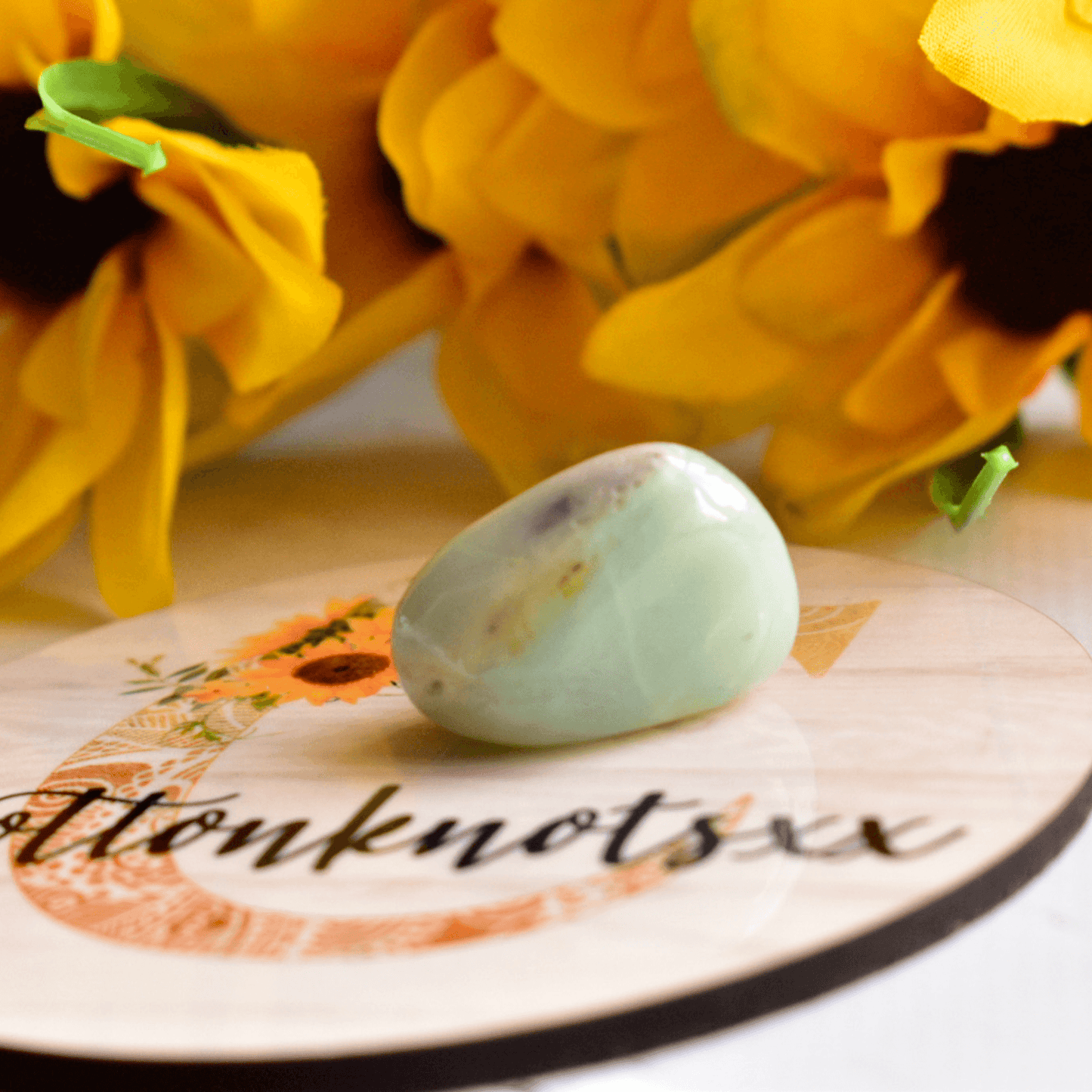 Amazonite Tumbled Stones // Pack of 5 Stones - Cottonknotsxx