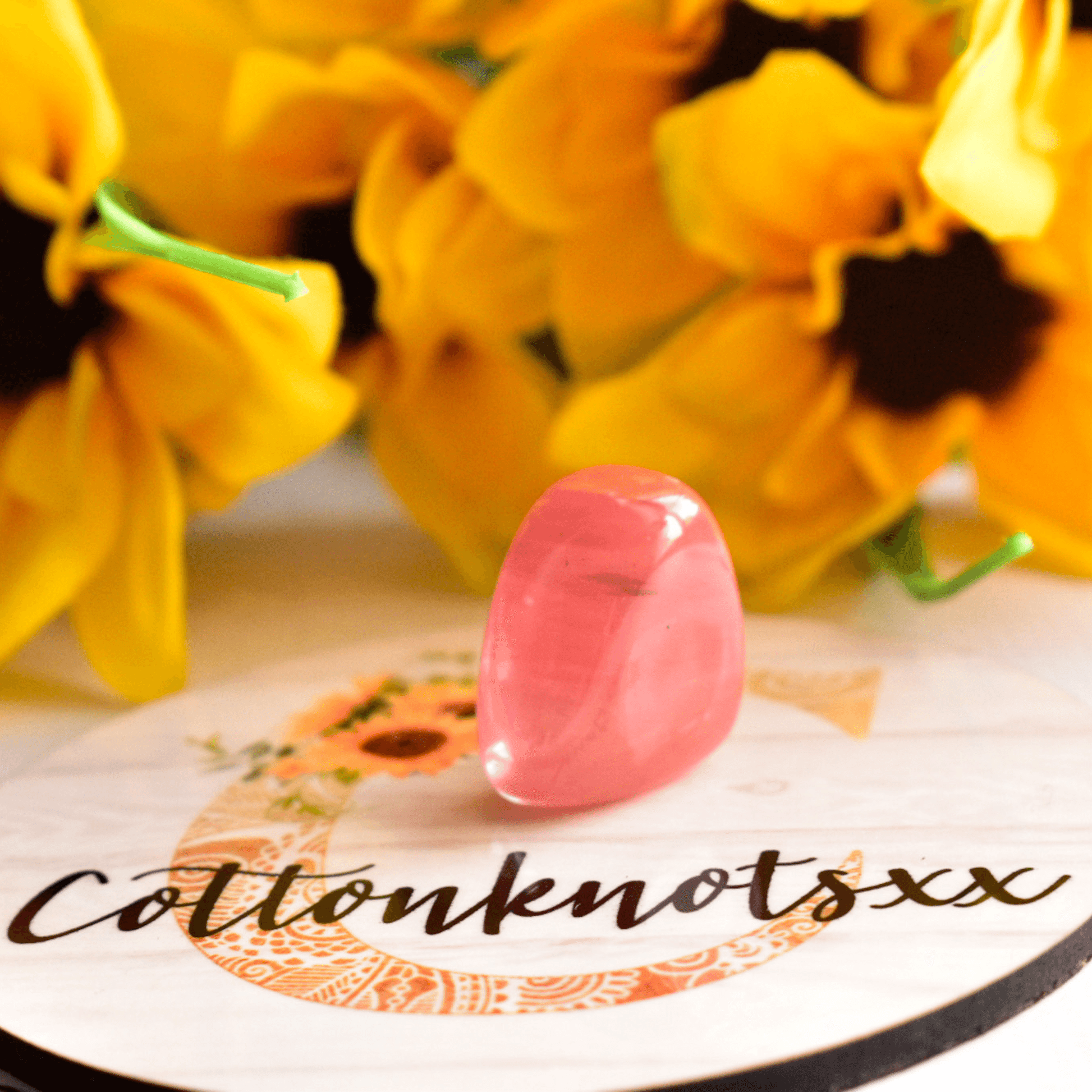 Cherry Quartz Tumbled stones // 5 pieces - Cottonknotsxx