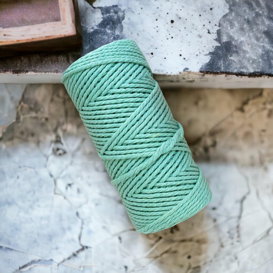 DREAM BUNDLE #11 | 4mm 3ply Macrame Cord | 5 ROLLS | 100% Cotton - Cottonknotsxx