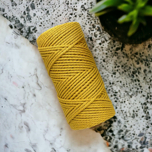 DREAM BUNDLE #6 | 4mm 3ply Macrame Cord | 5 ROLLS | 100% Cotton - Cottonknotsxx