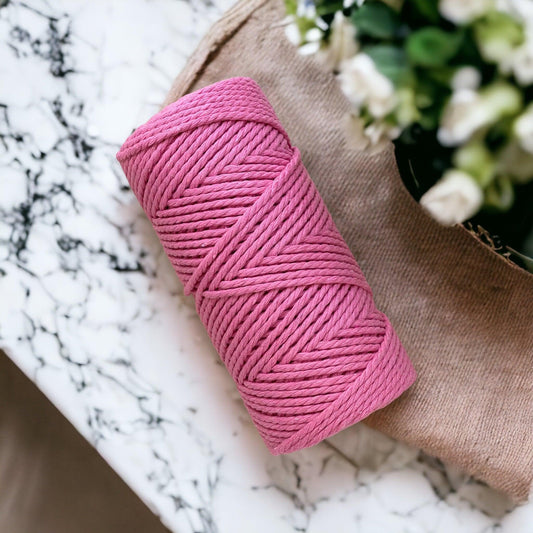 DREAM BUNDLE #6 | 4mm 3ply Macrame Cord | 5 ROLLS | 100% Cotton - Cottonknotsxx