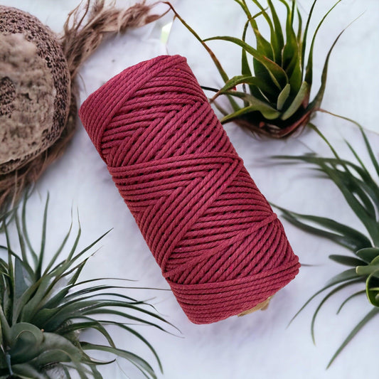 DREAM BUNDLE #9 | 4mm 3ply Macrame Cord | 5 ROLLS | 100% Cotton - Cottonknotsxx