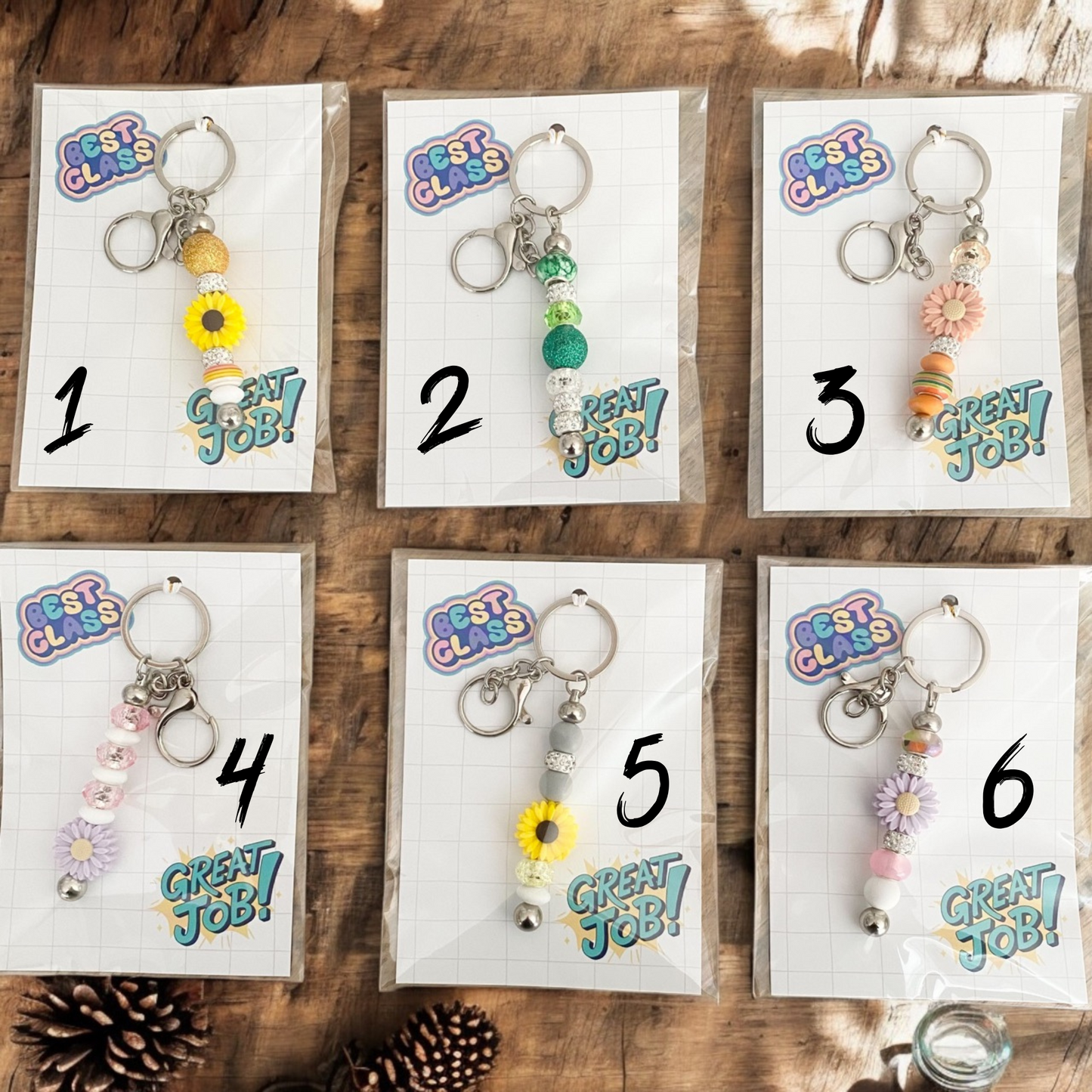 STUDENT | Student Gifts | Best Class Card with Keyring