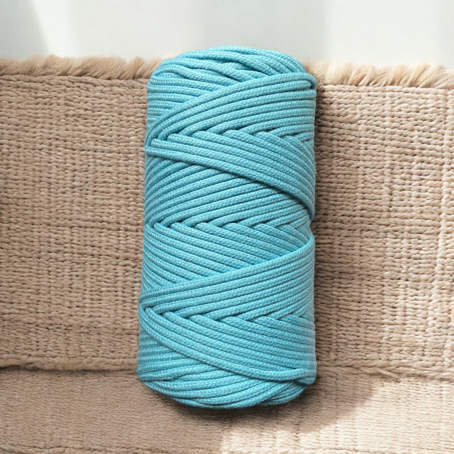 3MM Luxe Braided Cord | SAPPHIRE | 100% Premium Cotton