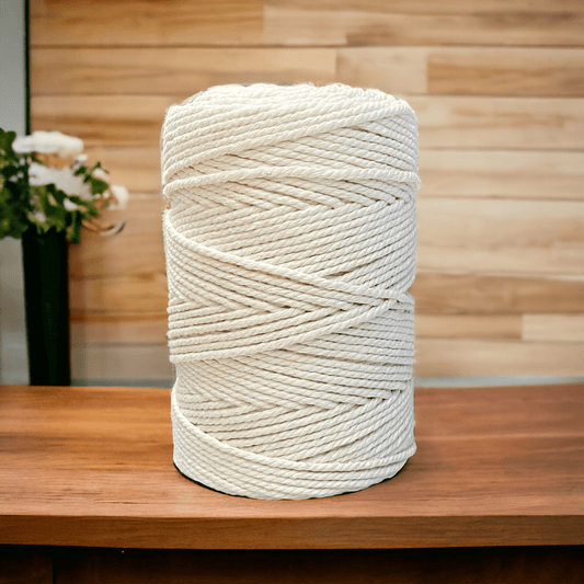 bulk 3mm natural macrame cord 200m roll