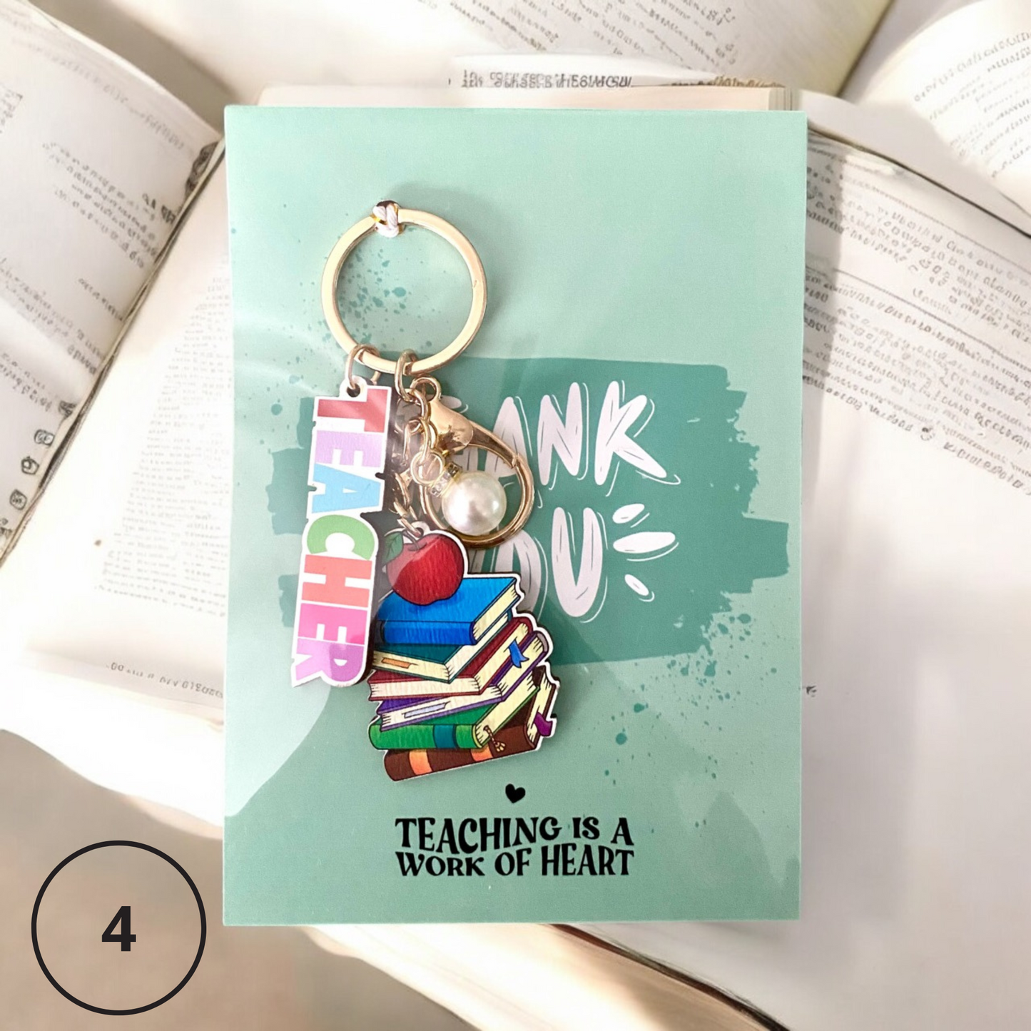 TEACHER | Thank You Card | Keyring & Pencil Case Set