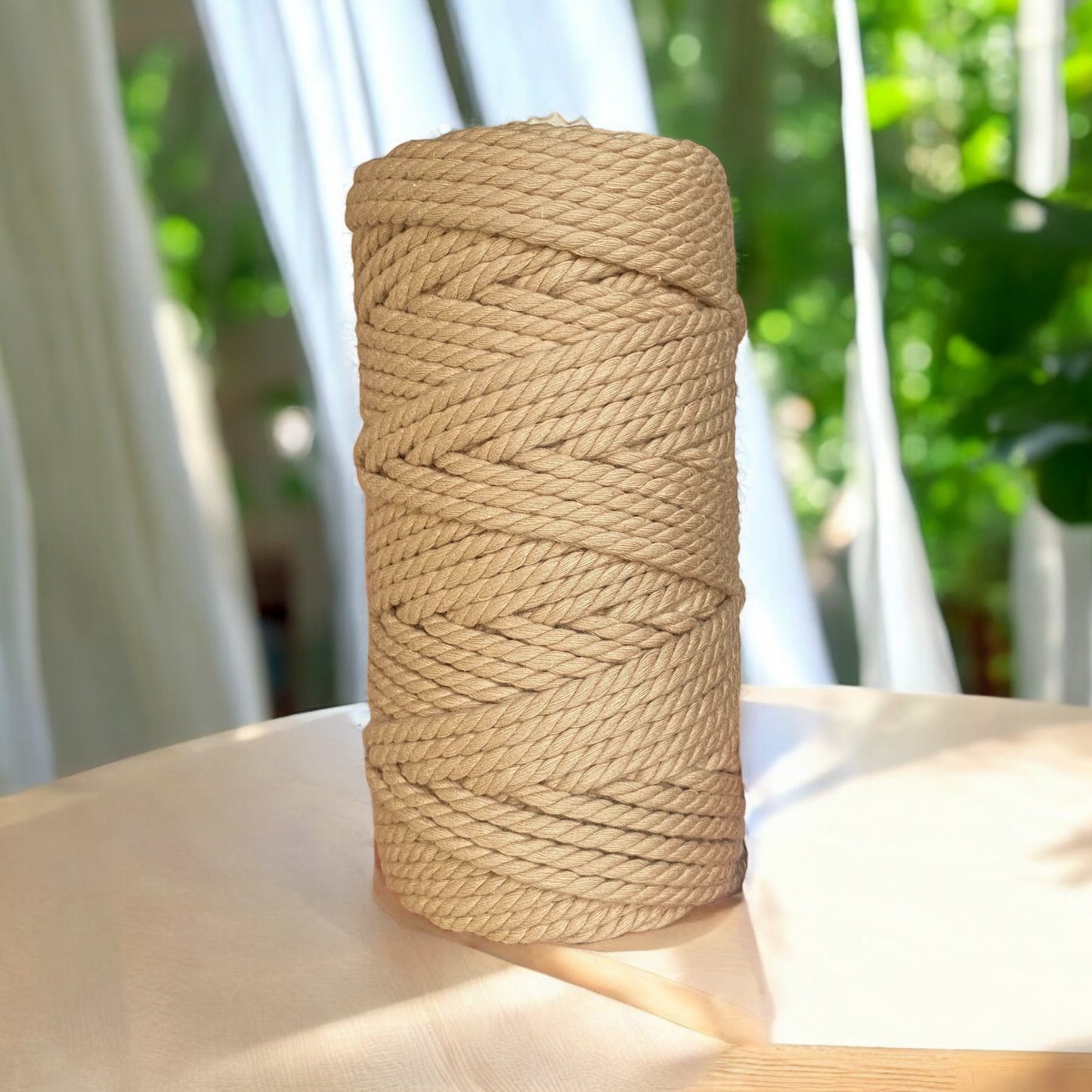 4mm 3ply Luxe Cord | CROISSANT | 100% Premium Cotton