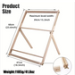 Large Weaving Loom Kit with Stand | 60cm x 47cm | Bonus Bamboo Comb