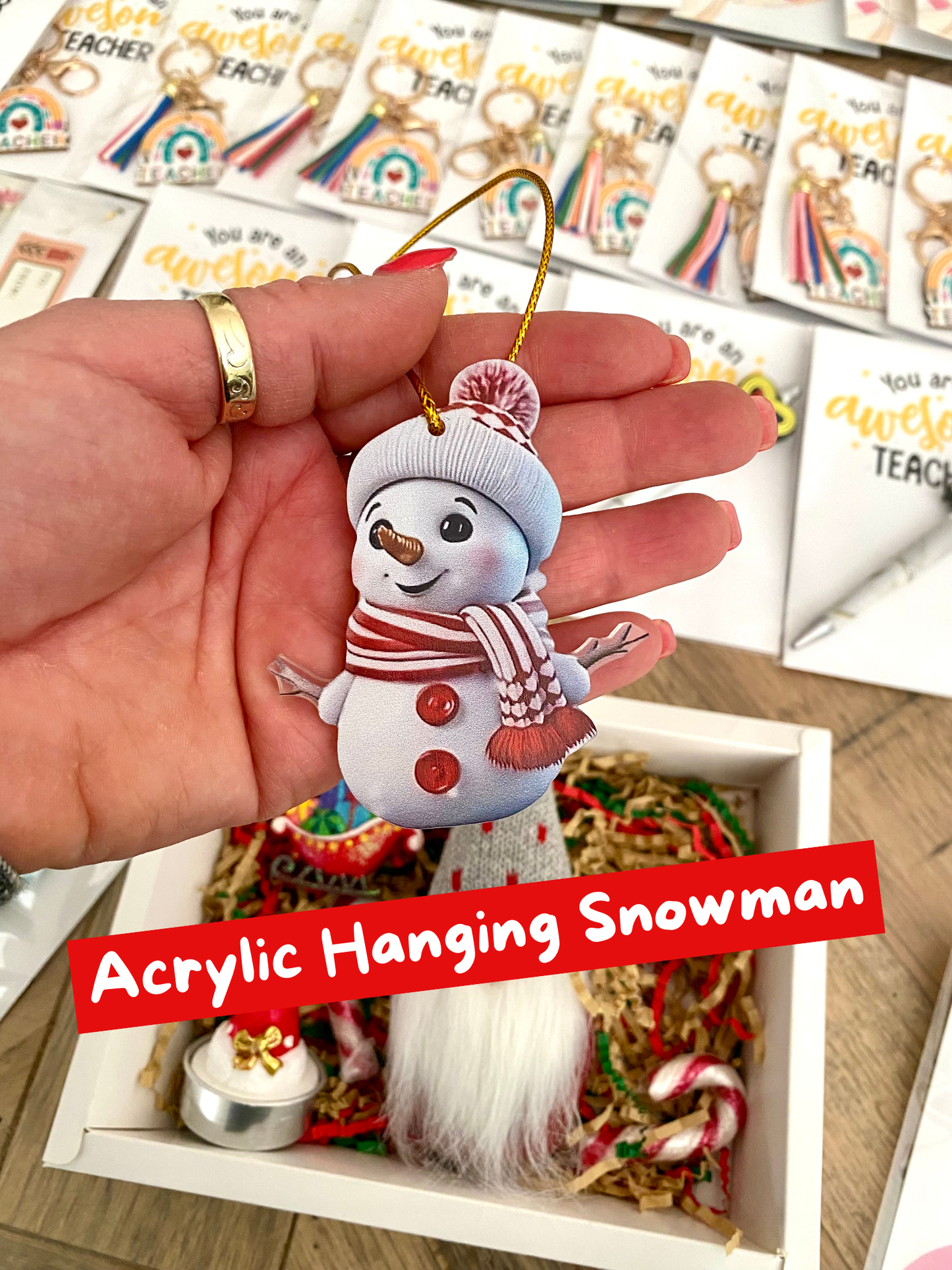 Jolly & Bright – Christmas Festivity Pack of Ornaments 🎄6 Items Included