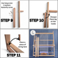 Large Weaving Loom Kit with Stand | 60cm x 47cm | Bonus Bamboo Comb
