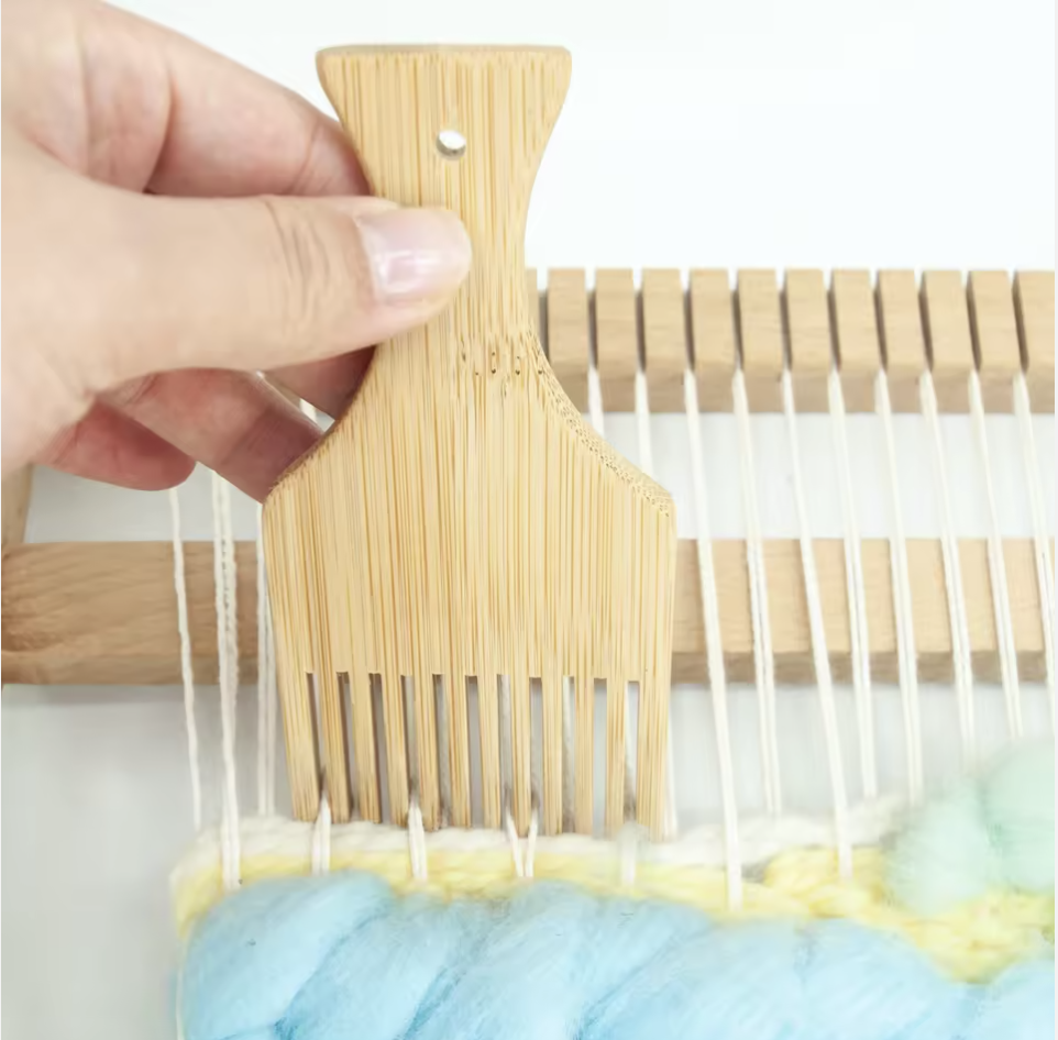 Bamboo Macrame Weaving Comb | 15cm x 6cm