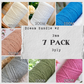 DREAM BUNDLE #2 | 3mm 3ply Macrame Cord | 7 ROLLS | 100% Cotton - Cottonknotsxx