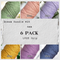 DREAM BUNDLE #28 | 4mm 3ply Luxe Premium Macrame Cord | 6 ROLLS | 100% Cotton - Cottonknotsxx