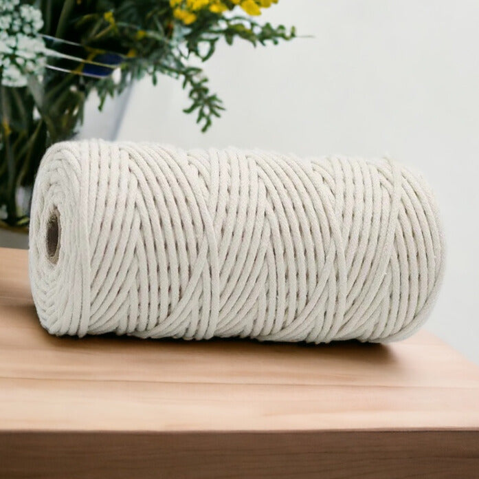 DREAM BUNDLE #4 | 3mm BRAIDED Macrame Cord | 8 ROLLS | 100m each | 100% Cotton - Cottonknotsxx