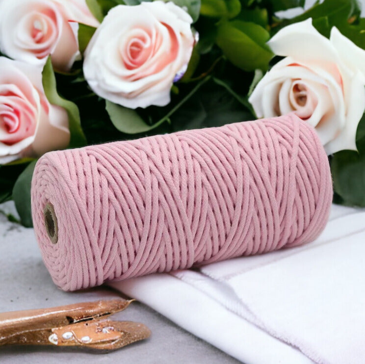 DREAM BUNDLE #4 | 3mm BRAIDED Macrame Cord | 8 ROLLS | 100m each | 100% Cotton - Cottonknotsxx