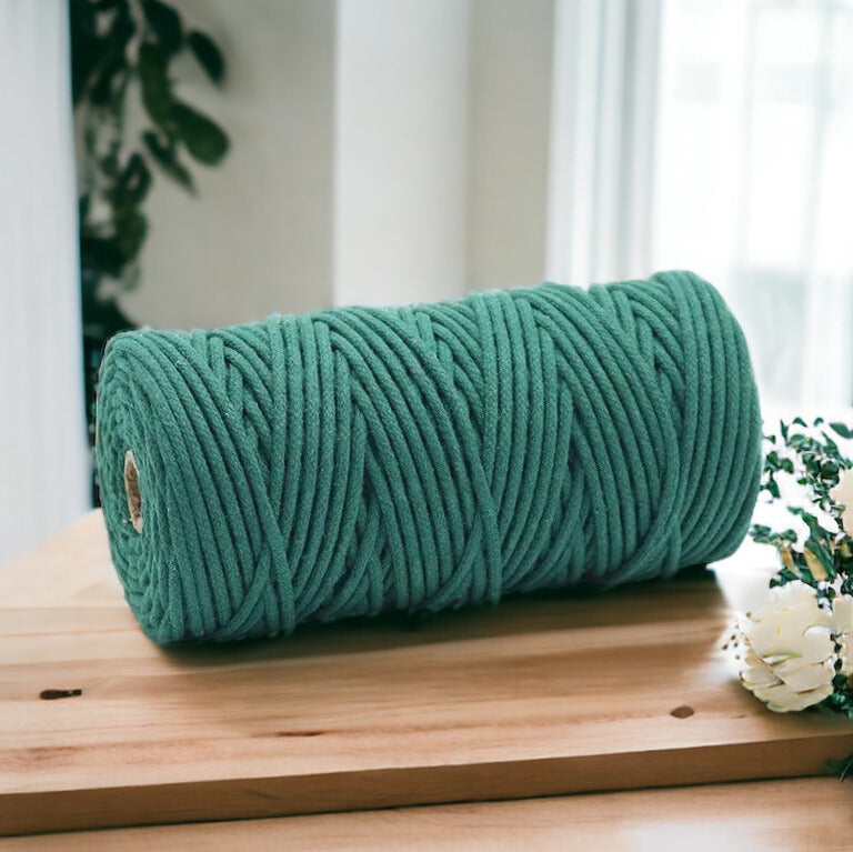 DREAM BUNDLE #5 | 3mm BRAIDED Macrame Cord | 8 ROLLS | 100m each | 100% Cotton - Cottonknotsxx