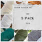 DREAM BUNDLE #8 | 4mm 3ply Macrame Cord | 5 ROLLS | 100% Cotton - Cottonknotsxx