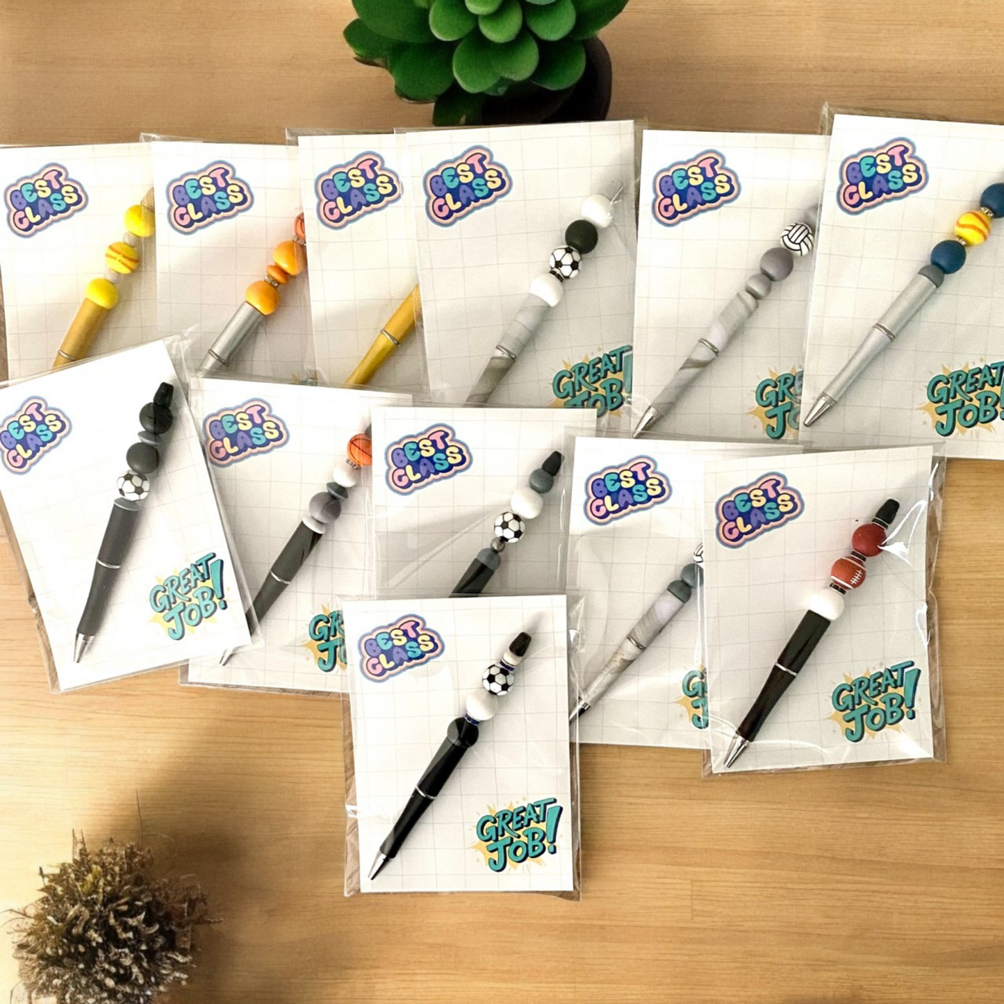 Everyday All-Star – Sports Pen & Best Class Card - Cottonknotsxx