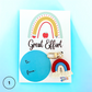 “Great Effort” Rainbow Gift Card - Cottonknotsxx