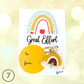 “Great Effort” Rainbow Gift Card - Cottonknotsxx