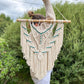 Handmade Macrame Wall Hanging // Jade // 60cm x 70cm // Free Delivery Australia Wide - Cottonknotsxx