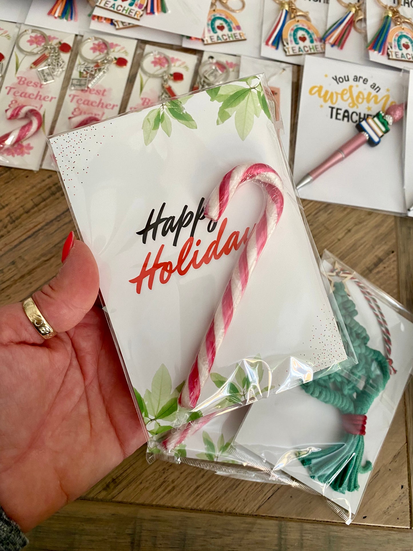 Happy Holidays – Macrame Tree Ornament Gift Set - Cottonknotsxx