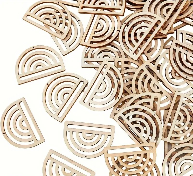 Macrame blank earrings 20 per pack | DIY macrame earrings | Make your own boho rainbow earrings - Cottonknotsxx