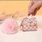 Pretty in Pink – Purse & Pom Pom Keyring Gift Set - Cottonknotsxx