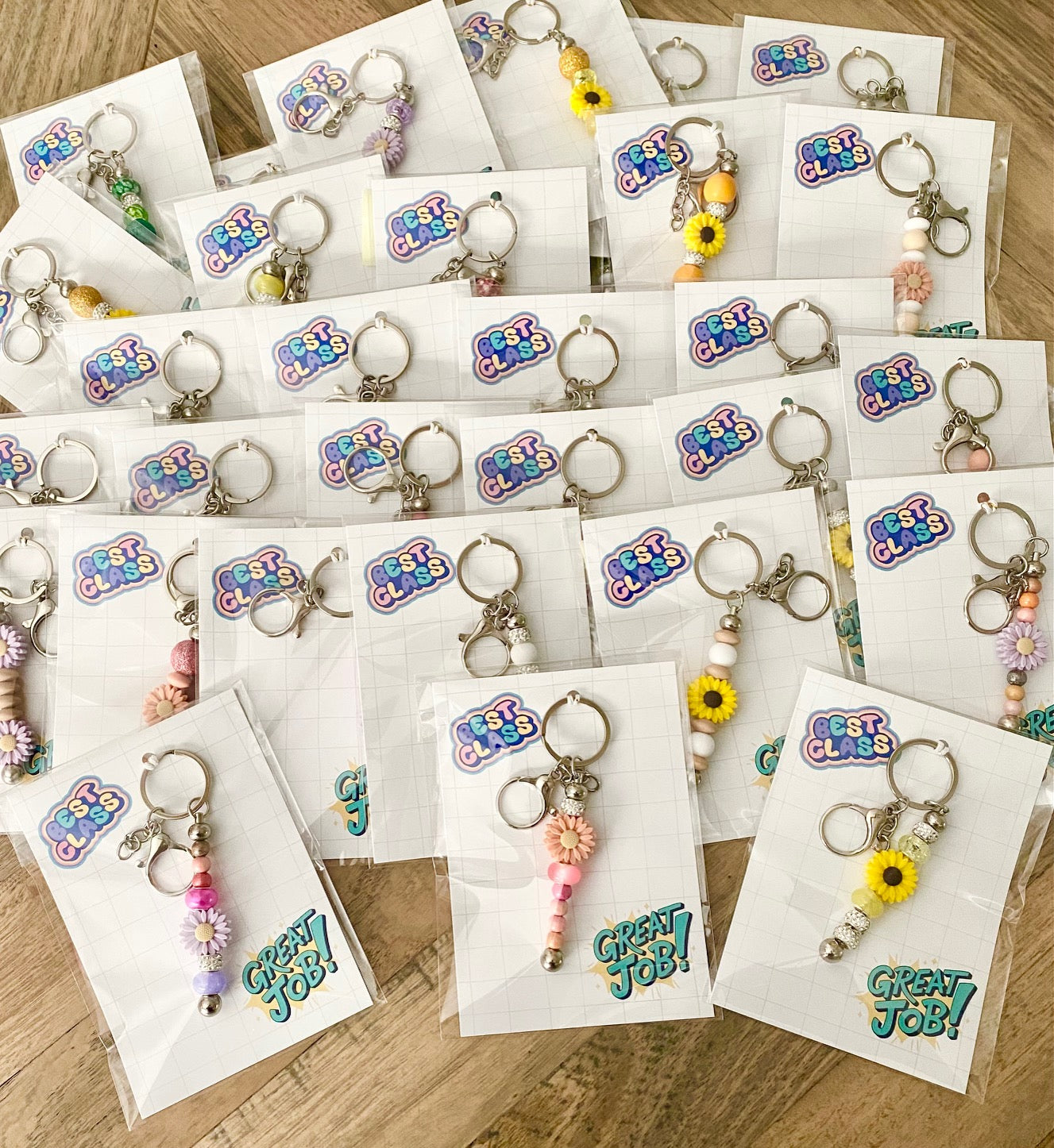 Star Student Surprise – Card + Keyring Combo - Cottonknotsxx