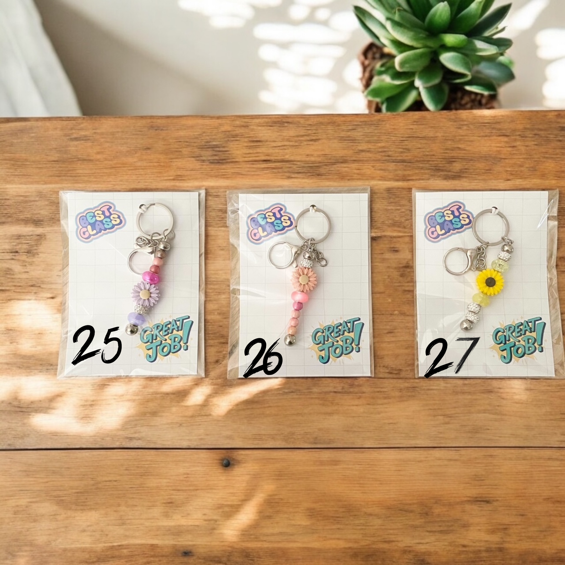 Star Student Surprise – Card + Keyring Combo - Cottonknotsxx
