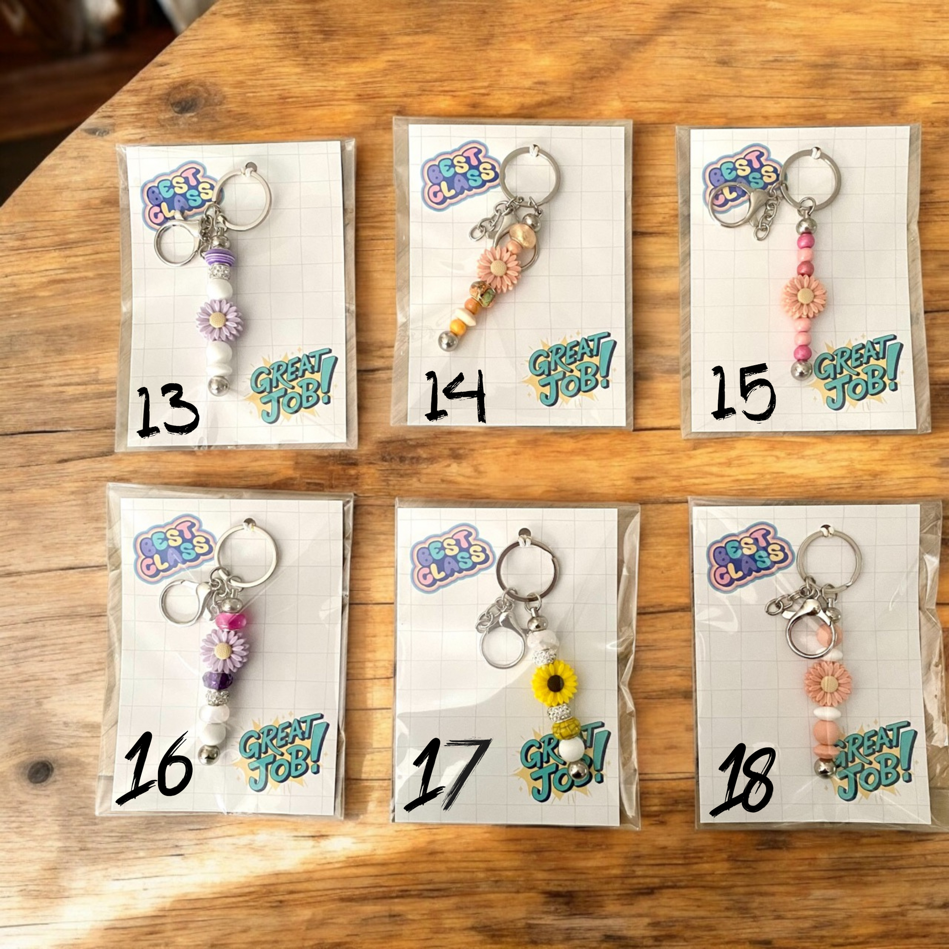 Star Student Surprise – Card + Keyring Combo - Cottonknotsxx